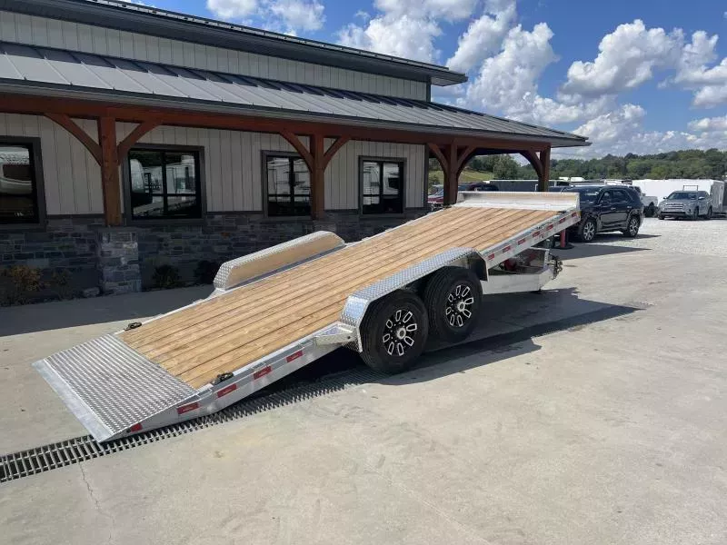 2026 Nordtek 7x20' Aluminum Power Tilt Equipment Trailer 16000# GVW * 8000# AXLES * POWER TILT * ALUMINUM TOOLBOX * 8" CHANNEL TONGUE FRAME * ALUMINUM WHEELS * 12K DROP JACK * ADJUSTABLE COUPLER * 4" CHANNEL CROSSMEMBERS