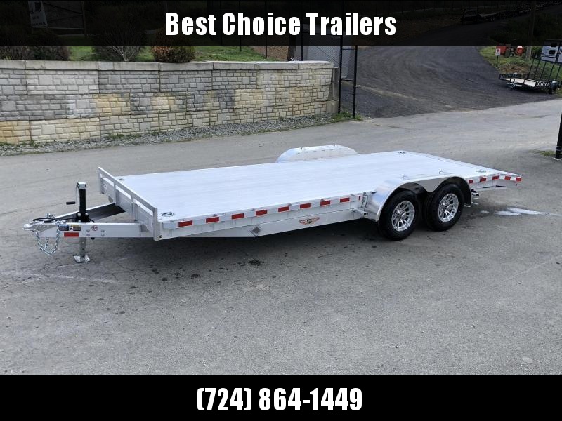 2021 H and H 7x18' Aluminum Car Hauler Trailer 7000# GVW * HEAVY DUTY 6" TONGUE/FRAME * EXTRUDED BEAVERTAIL * SET BACK JACK * ALUMINUM WHEELS * REMOVABLE FENDERS * CHANNEL C/M * RUBRAIL 2021 H and H 7x18' Aluminum Car Hauler Trailer 7000# GVW * HEAVY DUTY 6" TONGUE/FRAME * EXTRUDED BEAVERTAIL * SET BACK JACK * ALUMINUM WHEELS * REMOVABLE FENDERS * CHANNEL C/M * RUBRAIL