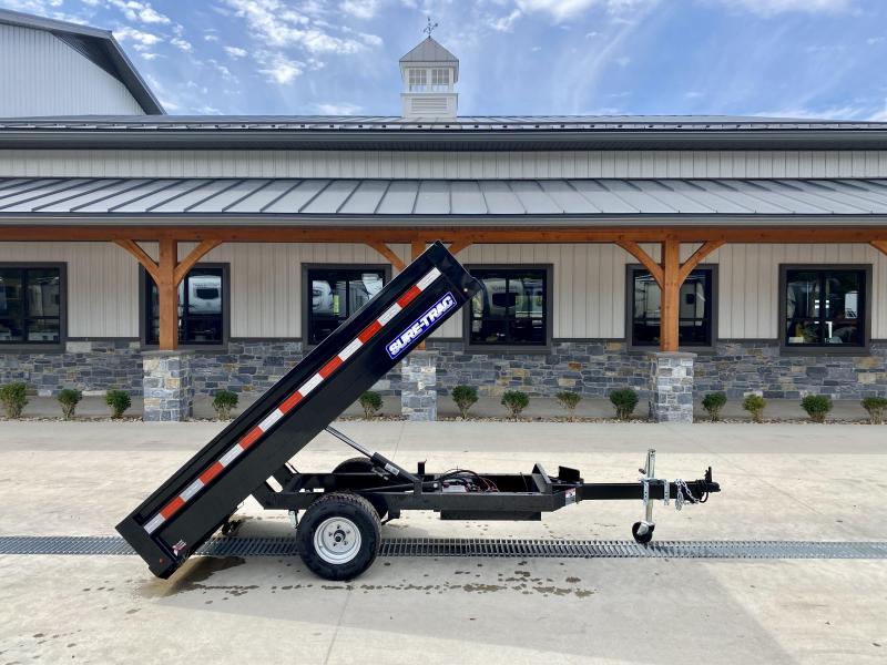 2021 Sure-Trac 4.5x8 Utility Dump Trailer 2990# GVW * ON OR OFF ROAD * SELF STORING RAMPS W/ SHARK GRIP * INTEGRATED KEYWAY * POWER UP/POWER DOWN * D-RINGS * LED'S * REMOVABLE TONGUE FOR STORAGE * IDEAL SIZE FOR ATV/GOLF CART/GARDEN TRACTOR * CLEARANCE 2021 Sure-Trac 4.5x8 Utility Dump Trailer 2990# GVW * ON OR OFF ROAD * SELF STORING RAMPS W/ SHARK GRIP * INTEGRATED KEYWAY * POWER UP/POWER DOWN * D-RINGS * LED'S * REMOVABLE TONGUE FOR STORAGE * IDEAL SIZE FOR ATV/GOLF CART/GARDEN TRACTOR * CLEARANCE