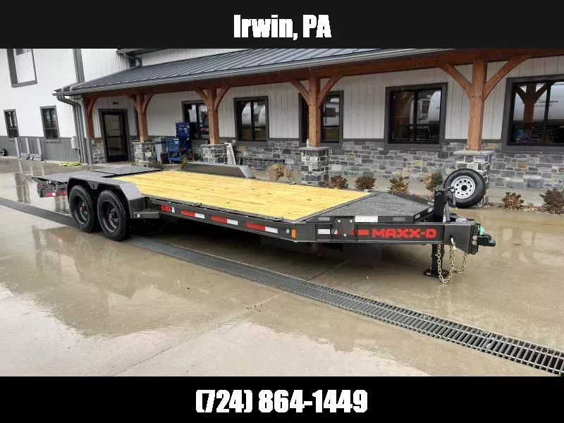 2026 MAXXD 7x20' EHX Equipment Trailer 17500# GVW * DEXTER 8000# AXLES * RUBRAIL/SPOOLS * FULL WIDTH RAMPS * I-BEAM FRAME * 17.5" 16-PLY * OVERSIZE TOOLBOX * I-BEAM CROSSMEMBERS * 12K JACK 1764097707