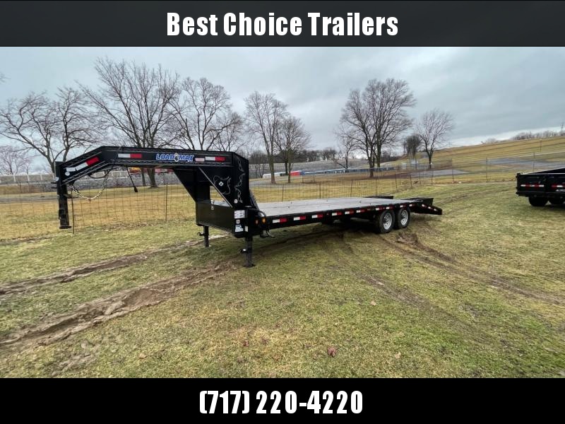USED 2016 Load Trail 102x25' Gooseneck Beavertail Deckover Trailer 14000# GVW * I-BEAM FRAME * DUAL JACKS * FULL TOOLBOX * DEXTER'S * FLIPOVER RAMPS * SPARE TIRE USED 2016 Load Trail 102x25' Gooseneck Beavertail Deckover Trailer 14000# GVW * I-BEAM FRAME * DUAL JACKS * FULL TOOLBOX * DEXTER'S * FLIPOVER RAMPS * SPARE TIRE
