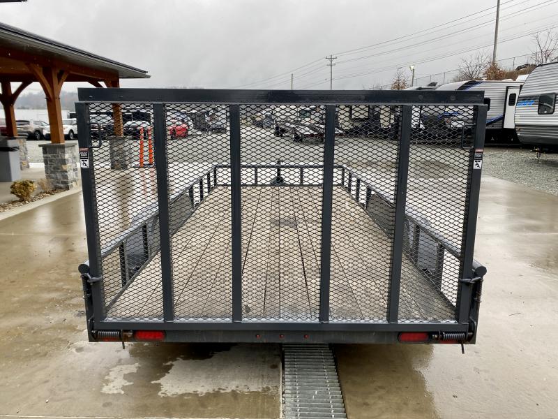 USED 2021 Lamar 7x16' Deluxe Utility Landscape Trailer 7000