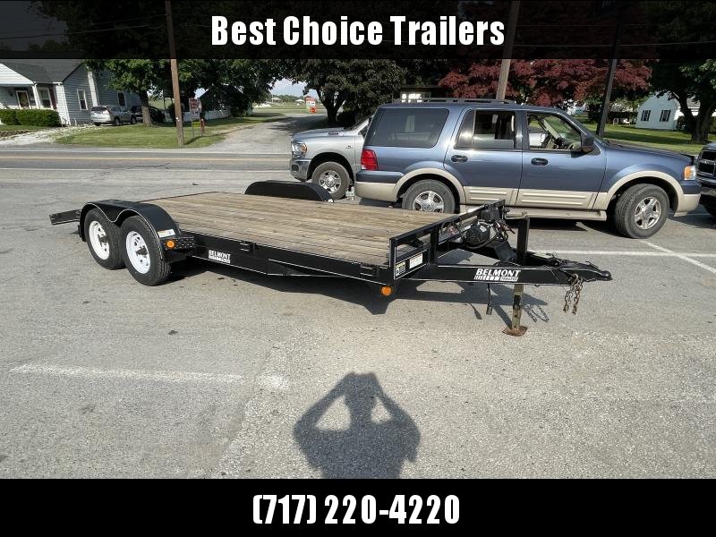 2016 Belmont 7x18' Car Hauler Trailer 7000# GVW * WINCH * 5" TONGUE AND FRAME * DROP LEG JACK * 3' DOVETAIL 2016 Belmont 7x18' Car Hauler Trailer 7000# GVW * WINCH * 5" TONGUE AND FRAME * DROP LEG JACK * 3' DOVETAIL