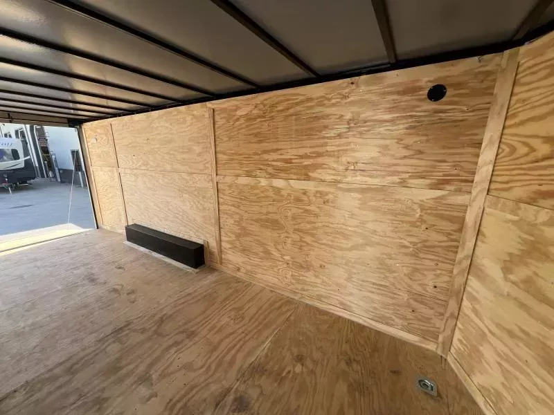 2025 Quality 8.5x20' Enclosed Car Hauler Trailer 9990# GVW * BLACKOUT PKG * 7' HEIGHT * 60" TRIPLE TUBE TONGUE * SILVER EXTERIOR * 5200# AXLES * PLYWOOD WALLS & FLOORS * TUBE WALL & CEILING STUDS * LED LIGHTS * 16" O.C. WALL AND FLOORS * RV DOOR * V-NOSE 3Fm57ga7zsa9