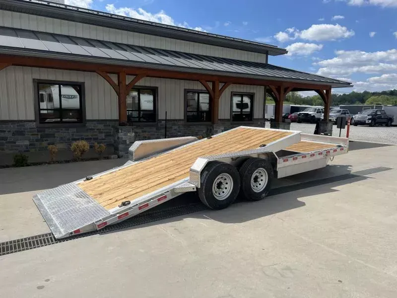 2026 Nordtek 7x22' Aluminum Gravity Tilt Equipment Trailer 16000# GVW * 8000# AXLES * SPLIT TILT 16+6' * ALUMINUM TOOLBOX & WHEELS * 8" CHANNEL TONGUE & FRAME * 12K DROP JACK * ADJUSTABLE COUPLER * 4" CHANNEL CROSSMEMBERS * D-RINGS/SPOOLS/RUBRAIL/POCKETS