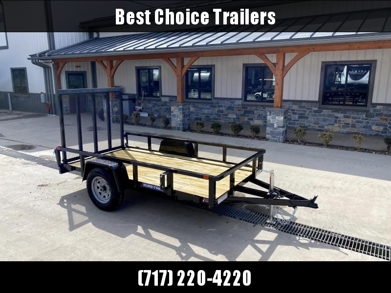 2022 Sure-Trac 5x8' Tube Top Utility Landscape Trailer 2990# GVW * 2" TUBE TOP RAIL * 2X2" TUBE GATE C/M + SPRING ASSIST + FOLD FLAT * TOOLESS GATE REMOVAL * SPARE MOUNT * PROTECTED WIRING * SET BACK JACK * TRIPLE TUBE TONGUE * STAKE POCKETS * CLEARANCE 2022 Sure-Trac 5x8' Tube Top Utility Landscape Trailer 2990# GVW * 2" TUBE TOP RAIL * 2X2" TUBE GATE C/M + SPRING ASSIST + FOLD FLAT * TOOLESS GATE REMOVAL * SPARE MOUNT * PROTECTED WIRING * SET BACK JACK * TRIPLE TUBE TONGUE * STAKE POCKETS * CLEARANCE