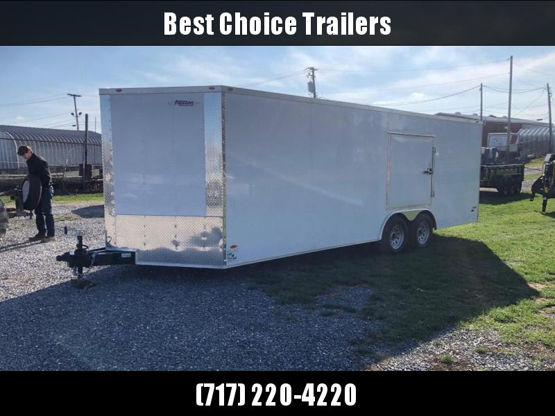 USED 2020 Freedom 8.5x24' Enclosed Car Hauler Trailer * ESCAPE HATCH * FINISHED PLYWOOD WALLS/FLOOR * TUBE STUDS * RADIALS * LED'S * CEILING LINER USED 2020 Freedom 8.5x24' Enclosed Car Hauler Trailer * ESCAPE HATCH * FINISHED PLYWOOD WALLS/FLOOR * TUBE STUDS * RADIALS * LED'S * CEILING LINER