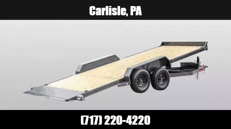 2026 MAXX-D T5X 7x20' Power Tilt Equipment Trailer 9990 GVW * METALLIC GREY * TORSION SUSPENSION * DEXTER AXLES * WIRELESS REMOTE * 6" CHANNEL TONGUE AND FULL FRAME * TOOLBOX * FULL DECK TILT * WINCH PLATE * STAKE POCKETS & RUBRAIL 1764283501