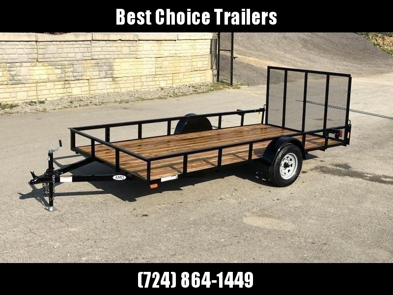 2023 AMO 78x14' Utility Landscape Trailer 2990# GVW * 4' GATE * TOOLESS GATE REMOVAL * 3500# AXLE * 15" RADIAL TIRES 2023 AMO 78x14' Utility Landscape Trailer 2990# GVW * 4' GATE * TOOLESS GATE REMOVAL * 3500# AXLE * 15" RADIAL TIRES