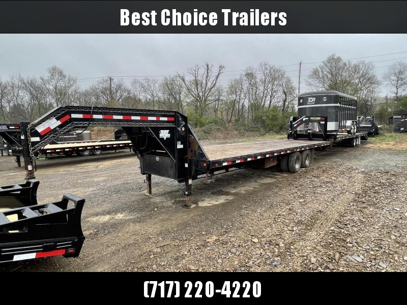 USED 2007 PJ Trailers 102x30' Gooseneck Deckover Hydraulic Dovetail Trailer 22000# GVW * HYDRAULIC DOVETAIL * WINCH * DEXTER'S USED 2007 PJ Trailers 102x30' Gooseneck Deckover Hydraulic Dovetail Trailer 22000# GVW * HYDRAULIC DOVETAIL * WINCH * DEXTER'S