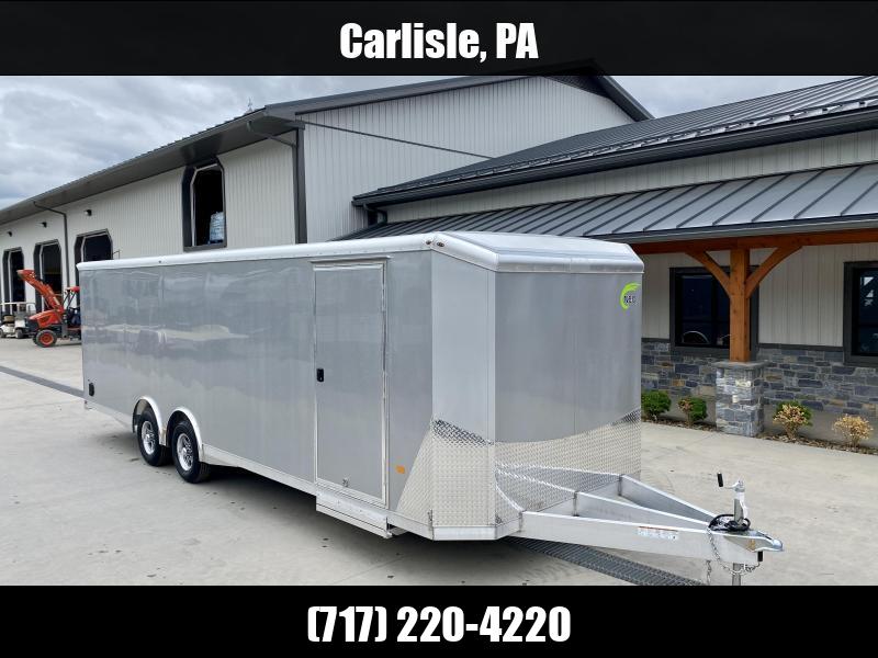 NEW NEO 8.5X26' Aluminum Enclosed Car Trailer 9990# GVW * SILVER