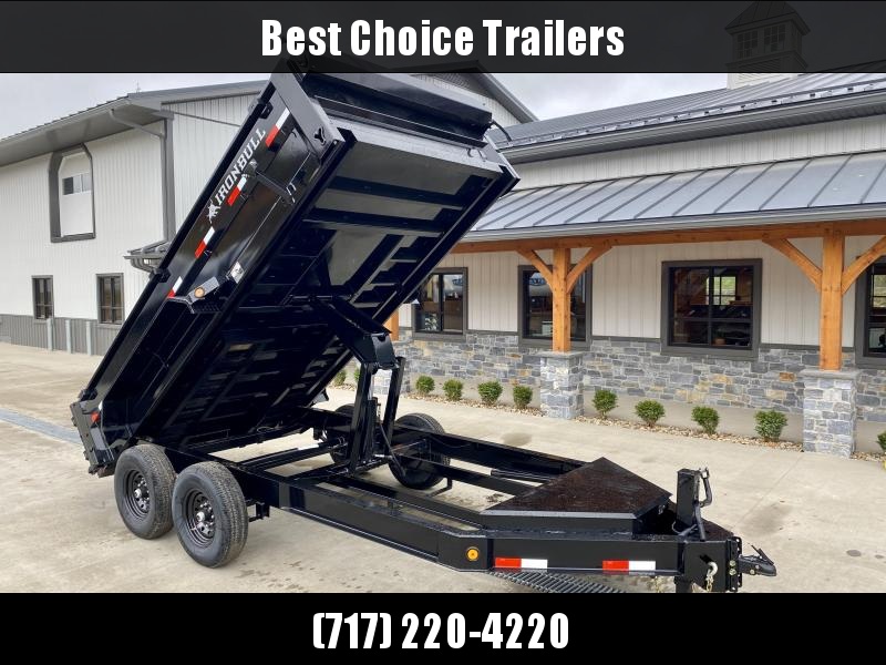 2020 Ironbull 7x14' Dump Trailer 14000# GVW * 7 GA FLOOR * TARP KIT * SCISSOR HOIST * STACKED I-BEAM FRAME * 6" TUBE BEDFRAME * 10 GA WALLS W/ KEYWAY * COMBO GATE * UNDERBODY BED RUNNERS * DEXTER AXLES * 2-3-2 WARRANTY * CLEARANCE 2020 Ironbull 7x14' Dump Trailer 14000# GVW * 7 GA FLOOR * TARP KIT * SCISSOR HOIST * STACKED I-BEAM FRAME * 6" TUBE BEDFRAME * 10 GA WALLS W/ KEYWAY * COMBO GATE * UNDERBODY BED RUNNERS * DEXTER AXLES * 2-3-2 WARRANTY * CLEARANCE