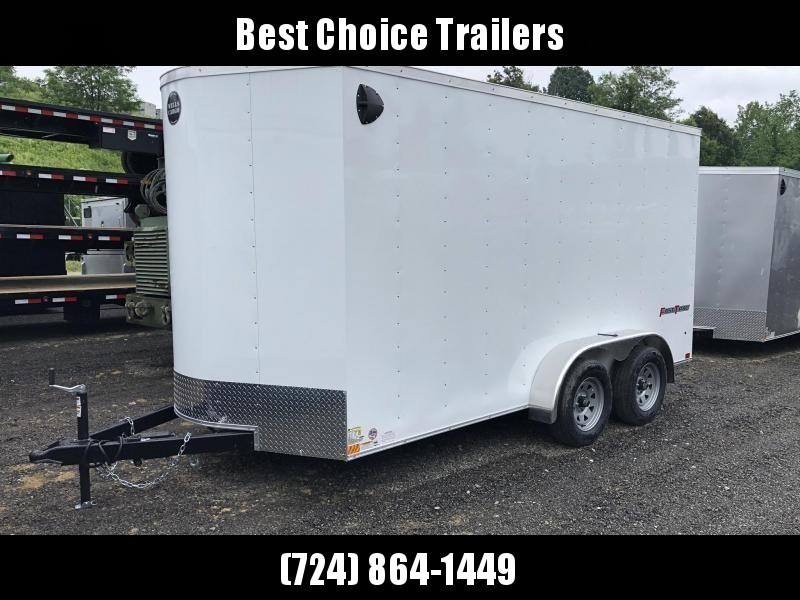 2021 Wells Cargo 7x14' Fastrac Deluxe Enclosed Cargo Trailer 7000# GVW * WHITE EXTERIOR * RAMP DOOR * V-NOSE * .030 EXTERIOR * 7' HEIGHT - UTV PKG * TUBE STUDS * 3/8" WALLS * 1 PC ROOF * 16" O.C. WALLS * BULLET LED'S 2021 Wells Cargo 7x14' Fastrac Deluxe Enclosed Cargo Trailer 7000# GVW * WHITE EXTERIOR * RAMP DOOR * V-NOSE * .030 EXTERIOR * 7' HEIGHT - UTV PKG * TUBE STUDS * 3/8" WALLS * 1 PC ROOF * 16" O.C. WALLS * BULLET LED'S