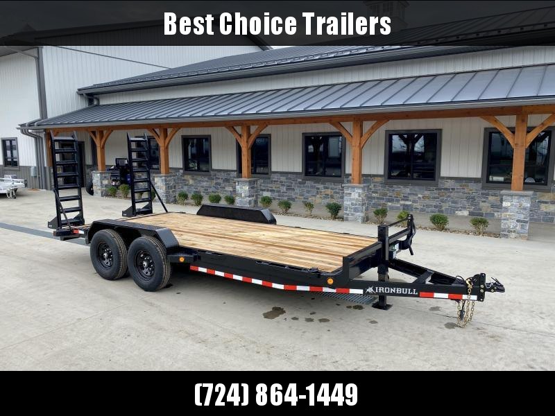 2022 Ironbull 7x18' Equipment Trailer 14000# GVW * KNIFEEDGE RAMP W/ ADJUSTABLE SUPPORT * REMOVABLE FENDERS * 16" O.C. STRUCTURAL CHANNEL C/M * RUBRAIL/STAKE POCKETS/PIPE SPOOLS/D-RINGS * ADJUSTABLE CAST COUPLER * 12K JACK * DEXTER'S 2022 Ironbull 7x18' Equipment Trailer 14000# GVW * KNIFEEDGE RAMP W/ ADJUSTABLE SUPPORT * REMOVABLE FENDERS * 16" O.C. STRUCTURAL CHANNEL C/M * RUBRAIL/STAKE POCKETS/PIPE SPOOLS/D-RINGS * ADJUSTABLE CAST COUPLER * 12K JACK * DEXTER'S