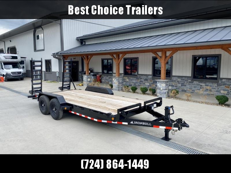 2022 Ironbull 7x18' Equipment Trailer 14000# GVW * KNIFEEDGE RAMP W/ ADJUSTABLE SUPPORT * REMOVABLE FENDERS * 16" O.C. STRUCTURAL CHANNEL C/M * RUBRAIL/STAKE POCKETS/PIPE SPOOLS/D-RINGS * ADJUSTABLE CAST COUPLER * 12K JACK * DEXTER'S 2022 Ironbull 7x18' Equipment Trailer 14000# GVW * KNIFEEDGE RAMP W/ ADJUSTABLE SUPPORT * REMOVABLE FENDERS * 16" O.C. STRUCTURAL CHANNEL C/M * RUBRAIL/STAKE POCKETS/PIPE SPOOLS/D-RINGS * ADJUSTABLE CAST COUPLER * 12K JACK * DEXTER'S