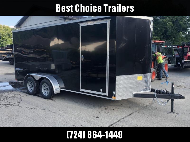 2020 Wells Cargo 7x16' Road Force Enclosed Cargo Trailer 7000# GVW * BLACK EXTERIOR * RAMP DOOR * V-NOSE * SCREWLESS .030 EXTERIOR * 6'6" HEIGHT * TUBE STUDS * 1 PC ROOF * 16" O.C. WALLS/FLOOR * RV DOOR * ARMOR GUARD * BULLET LED'S 2020 Wells Cargo 7x16' Road Force Enclosed Cargo Trailer 7000# GVW * BLACK EXTERIOR * RAMP DOOR * V-NOSE * SCREWLESS .030 EXTERIOR * 6'6" HEIGHT * TUBE STUDS * 1 PC ROOF * 16" O.C. WALLS/FLOOR * RV DOOR * ARMOR GUARD * BULLET LED'S