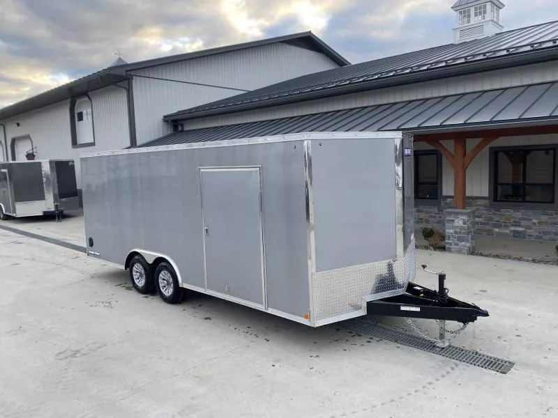 2026 Sure-Trac 8.5x20' Enclosed Car Trailer 9900# GVW * SILVER * TORSION * 7K DROP LEG JACK * SCREWLESS EXTERIOR