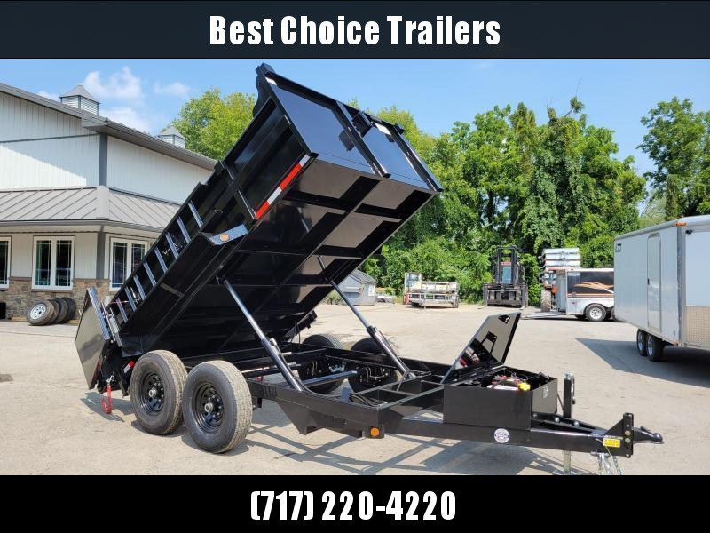 2022 QSA 7x12' Dump Trailer 12000# GVW * DUAL PISTON HOIST * FRONT/REAR BULKHEAD * STAB JACKS * COMBO GATE * ADJUSTABLE COUPLER * DROP LEG JACK * D-RINGS * SPARE TIRE MOUNT * TUBE CROSSMEMBERS * STACKED FRAME * CLEARANCE 2022 QSA 7x12' Dump Trailer 12000# GVW * DUAL PISTON HOIST * FRONT/REAR BULKHEAD * STAB JACKS * COMBO GATE * ADJUSTABLE COUPLER * DROP LEG JACK * D-RINGS * SPARE TIRE MOUNT * TUBE CROSSMEMBERS * STACKED FRAME * CLEARANCE