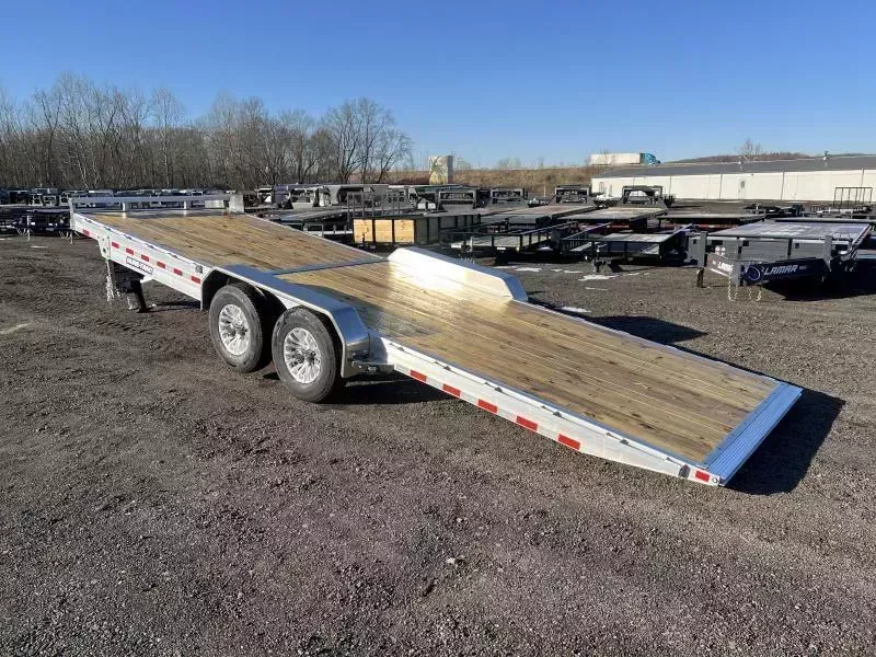 2026 Sure Trac 7x24' Aluminum Power Tilt Car Hauler Trailer 14000# GVW * POWER TILT * ALUMINUM TOOLBOX * 8" CHANNEL FRAME * REMOVABLE FENDERS * ALUMINUM WHEELS * 12K DROP JACK * ADJUSTABLE COUPLER * 4" CHANNEL CROSSMEMBERS