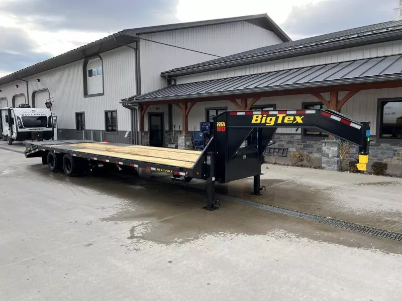 2026 Big Tex Trailers 22GN 102x30' HD Gooseneck Beavertail Deckover Trailer 23900# GVW * FULL WIDTH RAMPS * PIERCED BEAM FRAME * HDSS SUSPENSION * DUAL 25K SEMI STYLE JACKS * TOOLBOX * 30K NECK