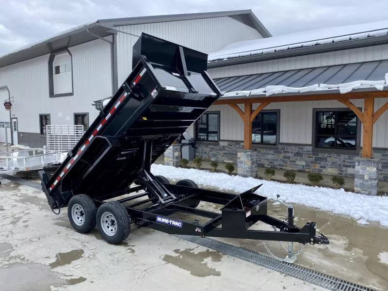 2026 Sure-Trac 6x10' Dump Trailer 9900# GVW * SCISSOR HOIST * ADJUSTABLE COUPLER * UNDERMOUNT RAMPS * COMBO GATE * 7K DROP LEG JACK * FRONT/REAR BULKHEAD * INTEGRATED KEYWAY * SPARE MOUNT * HD FENDERS * 4" TUBE BEDFRAME * TRIPLE TUBE TONGUE * POWDERCOATED