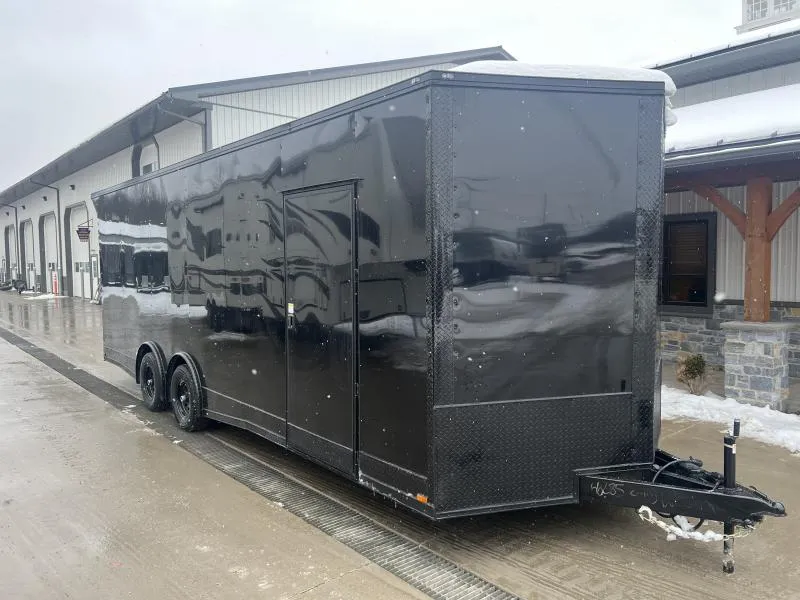 2026 Quality Trailers 8.5X24 9990 GVW Enclosed Cargo Trailer * REAR SPOILER WITH LOADING LIGHTS * D-RINGS * MAN DOOR *  