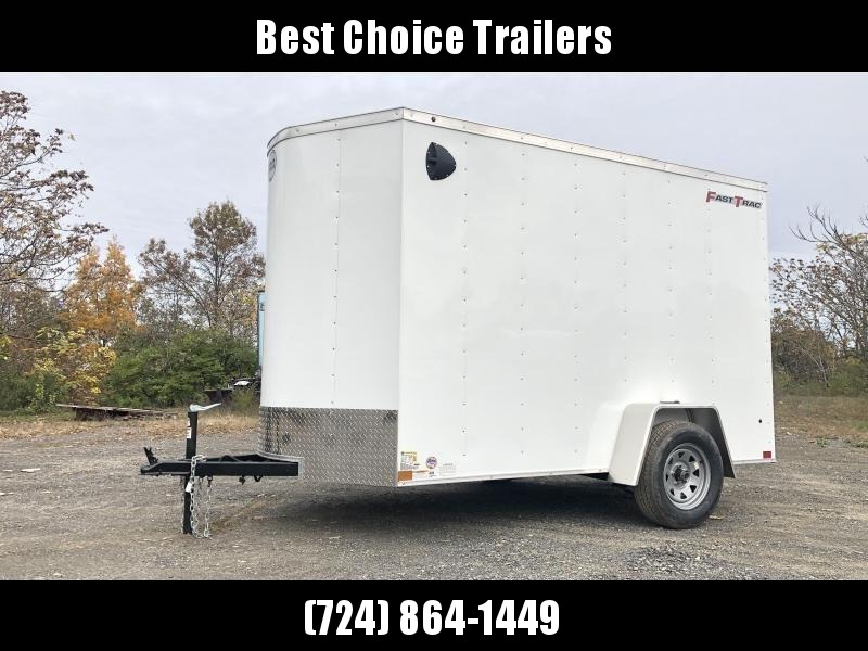 2020 Wells Cargo 6x10' Fastrac Enclosed Cargo Trailer 2990# GVW * WHITE EXTERIOR * RAMP DOOR * V-NOSE * 1 PC ROOF * 16" O.C. WALLS * BULLET LED'S 2020 Wells Cargo 6x10' Fastrac Enclosed Cargo Trailer 2990# GVW * WHITE EXTERIOR * RAMP DOOR * V-NOSE * 1 PC ROOF * 16" O.C. WALLS * BULLET LED'S
