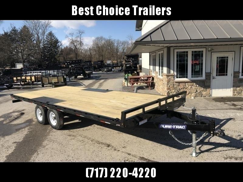 USED 2016 Sure-Trac 102x20 Flatbed Deckover Trailer 9900# GVW * 8' SLIDE IN PUNCH PLATE RAMPS * TUBE SIDE RAIL + CROSSMEMBERS * RUBRAIL/STAKE POCKETS/D-RINGS * SPARE MOUNT * ADJUSTABLE COUPLER USED 2016 Sure-Trac 102x20 Flatbed Deckover Trailer 9900# GVW * 8' SLIDE IN PUNCH PLATE RAMPS * TUBE SIDE RAIL + CROSSMEMBERS * RUBRAIL/STAKE POCKETS/D-RINGS * SPARE MOUNT * ADJUSTABLE COUPLER