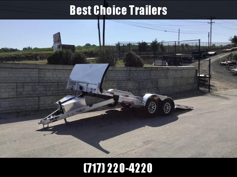 2020 H&H 7x18' DELUXE Aluminum Power Tilt Car Hauler Trailer 7000# GVW * ROCK GUARD * DUAL TOOLBOXES * EXTRUDED FLOOR * SWIVEL D-RINGS * 6" CHANNEL TONGUE AND FRAME * REMOVABLE FENDERS * ALUMINUM WHEELS 2020 H&H 7x18' DELUXE Aluminum Power Tilt Car Hauler Trailer 7000# GVW * ROCK GUARD * DUAL TOOLBOXES * EXTRUDED FLOOR * SWIVEL D-RINGS * 6" CHANNEL TONGUE AND FRAME * REMOVABLE FENDERS * ALUMINUM WHEELS