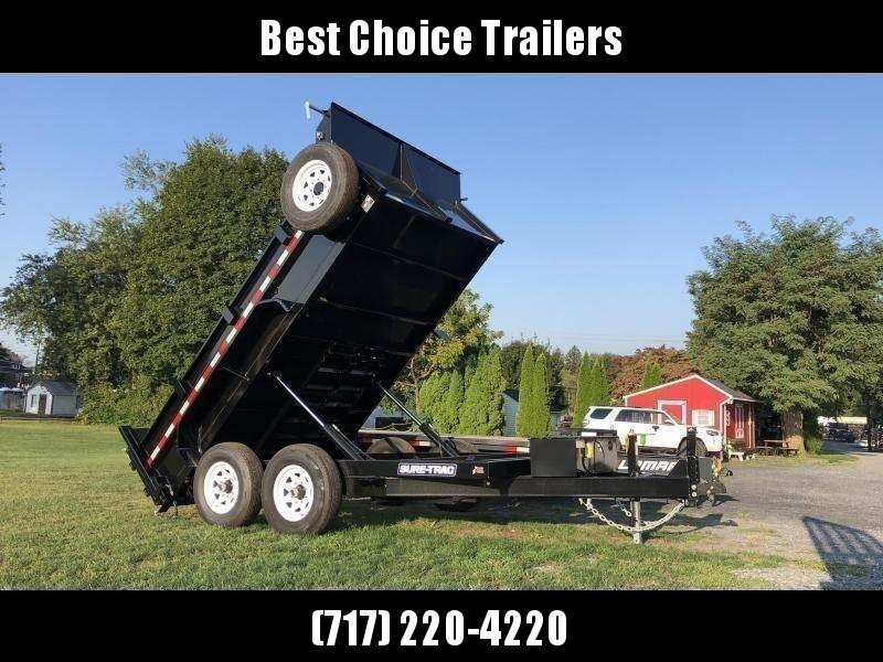 2021 Sure-Trac 7x12' Dump Trailer 12000# GVW * TARP KIT * DUAL PISTON * FRONT/REAR BULKHEAD * INTEGRATED KEYWAY * 2' SIDES * UNDERBODY TOOL TRAY * ADJUSTABLE COUPLER * 110V CHARGER * UNDERMOUNT RAMPS * COMBO GATE * 7K DROP LEG JACK 2021 Sure-Trac 7x12' Dump Trailer 12000# GVW * TARP KIT * DUAL PISTON * FRONT/REAR BULKHEAD * INTEGRATED KEYWAY * 2' SIDES * UNDERBODY TOOL TRAY * ADJUSTABLE COUPLER * 110V CHARGER * UNDERMOUNT RAMPS * COMBO GATE * 7K DROP LEG JACK