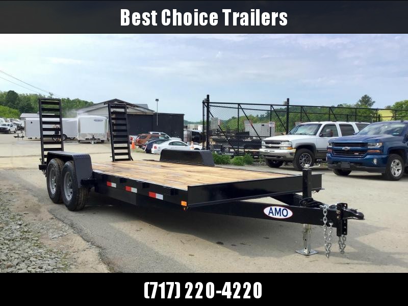 2021 AMO 7x18' Equipment Trailer 12000# GVW * ALL LED LIGHTS * STAND UP RAMPS * BEAVERTAIL * STACKED 6" CHANNEL TONGUE/FRAME * REMOVABLE FENDERS 2021 AMO 7x18' Equipment Trailer 12000# GVW * ALL LED LIGHTS * STAND UP RAMPS * BEAVERTAIL * STACKED 6" CHANNEL TONGUE/FRAME * REMOVABLE FENDERS