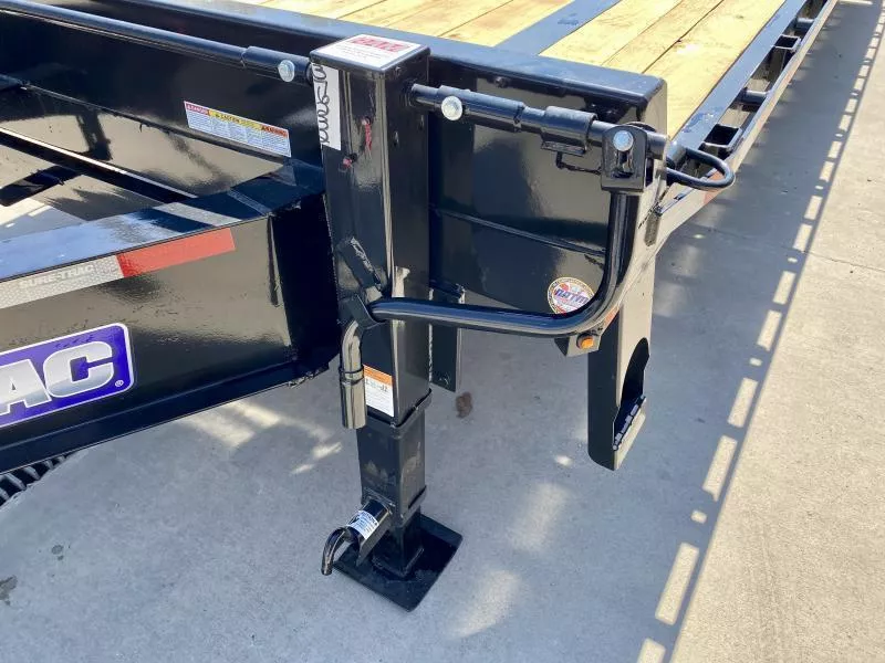 2025 Sure-Trac 102x25' HD Beavertail Deckover Trailer 17600# GVW * 8000# AXLES * 17.5" 16-PLY TIRES * 3 3/8" BRAKES * FULL WIDTH RAMPS * 12" I-BEAM * PIERCED FRAME * RUBRAIL/STAKE POCKETS/PIPE SPOOLS/10 D-RINGS NhMnjspbrvkt