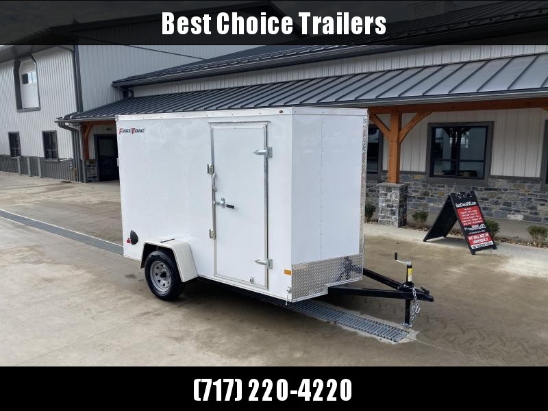 2022 Wells Cargo 6x10' Fastrac Enclosed Cargo Trailer 2990# GVW * WHITE EXTERIOR * RAMP DOOR * V-NOSE * 1 PC ROOF * 16" O.C. WALLS * BULLET LED'S 2022 Wells Cargo 6x10' Fastrac Enclosed Cargo Trailer 2990# GVW * WHITE EXTERIOR * RAMP DOOR * V-NOSE * 1 PC ROOF * 16" O.C. WALLS * BULLET LED'S