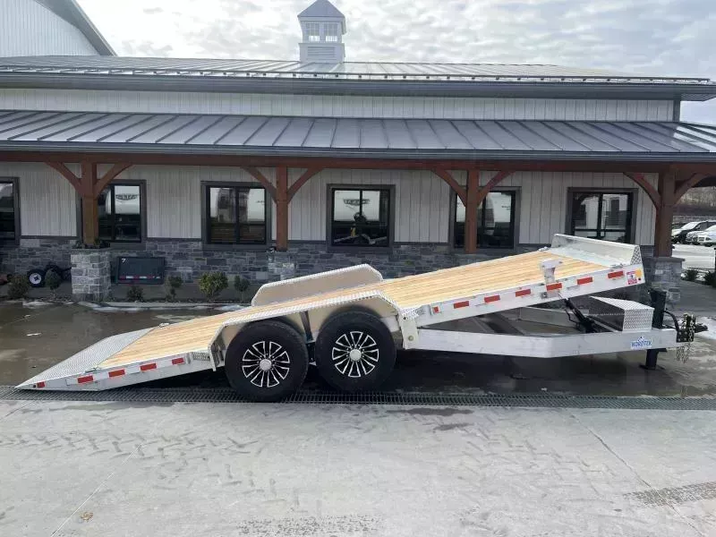 2026 Nordtek 7x22' Aluminum Power Tilt Equipment Trailer 14000# GVW * POWER TILT * ALUMINUM TOOLBOX * 8" CHANNEL TONGUE FRAME * ALUMINUM WHEELS * 12K DROP JACK * ADJUSTABLE COUPLER * 4" CHANNEL CROSSMEMBERS
