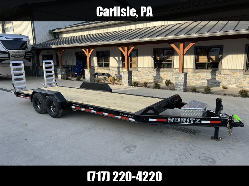 2025 Moritz 7x22' Equipment Trailer 14000# GVW * DEXTER AXLES