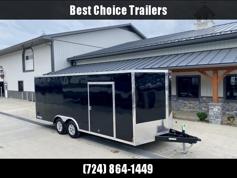 2023 Sure-Trac 8.5x20' Deluxe Pro Series Enclosed Car Hauler Trailer 9900# GVW * BLACK EXTERIOR * V-NOSE * RAMP * 5200# TORSION AXLES * VINYL WALLS * ESCAPE HATCH * .030 SCREWLESS EXTERIOR * ALUMINUM WHEELS * 1 PC ROOF * 48" RV DOOR 2023 Sure-Trac 8.5x20' Deluxe Pro Series Enclosed Car Hauler Trailer 9900# GVW * BLACK EXTERIOR * V-NOSE * RAMP * 5200# TORSION AXLES * VINYL WALLS * ESCAPE HATCH * .030 SCREWLESS EXTERIOR * ALUMINUM WHEELS * 1 PC ROOF * 48" RV DOOR