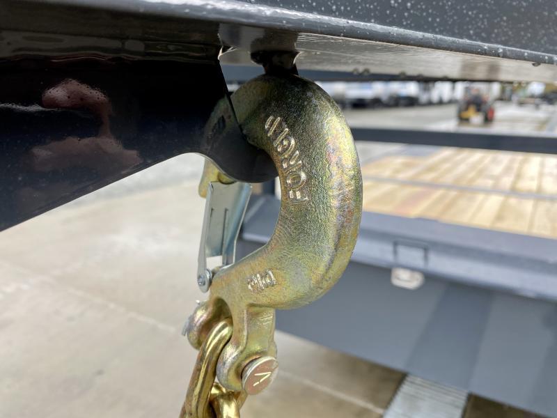 2025 Lamar 102x26' Gooseneck Deckover Power Tilt Trailer 21000# GVW * TRIPLE 7000# AXLES * SCISSOR HOIST UPGRADE * SPARE TIRE * FRONT TOOLBOX * CHARCOAL POWDERCOAT * 10" I-BEAM FRAME+NECK * 6" CHANNEL BED RUNNER * WINCH PLATE * DUAL JACKS MJXAcyw3k6qn