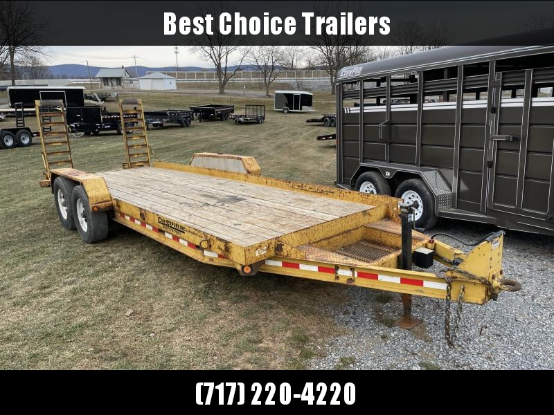 USED 2009 Cam Superline 7x20' Equipment Trailer 16100 GVW USED 2009 Cam Superline 7x20' Equipment Trailer 16100 GVW