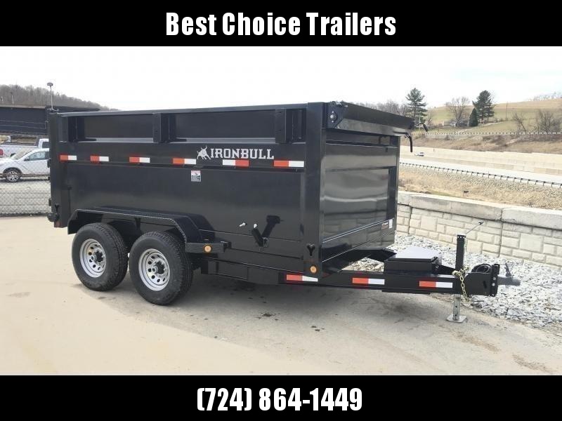 2021 Ironbull 7x14' High Side Dump Trailer 14000# GVW * HYDRAULIC JACK * 4' SIDES * 7GA FLOOR * TARP KIT * SCISSOR HOIST * STACKED I-BEAM FRAME * 6" TUBE BEDFRAME * 10GA WALLS W/ KEYWAY * COMBO GATE * UNDERBODY BED RUNNERS * DEXTER AXLES * 2-3-2- WARRANTY 2021 Ironbull 7x14' High Side Dump Trailer 14000# GVW * HYDRAULIC JACK * 4' SIDES * 7GA FLOOR * TARP KIT * SCISSOR HOIST * STACKED I-BEAM FRAME * 6" TUBE BEDFRAME * 10GA WALLS W/ KEYWAY * COMBO GATE * UNDERBODY BED RUNNERS * DEXTER AXLES * 2-3-2- WARRANTY