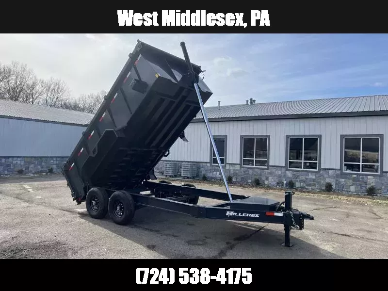 2026 Hillcrest Trailers 7x14' High Side Dump Trailer 14000 GVW * 40" HIGH SIDES * 12-TON TELESCOPIC HOIST * OVERSIZE TOOLBOX * I-BEAM FRAME * 7GA FLOOR * DELUXE TARP KIT * HD TOP RAIL * HD ADJUSTABLE COUPLER * REAR STAB JACKS * 12" O.C. C/M 1751558600