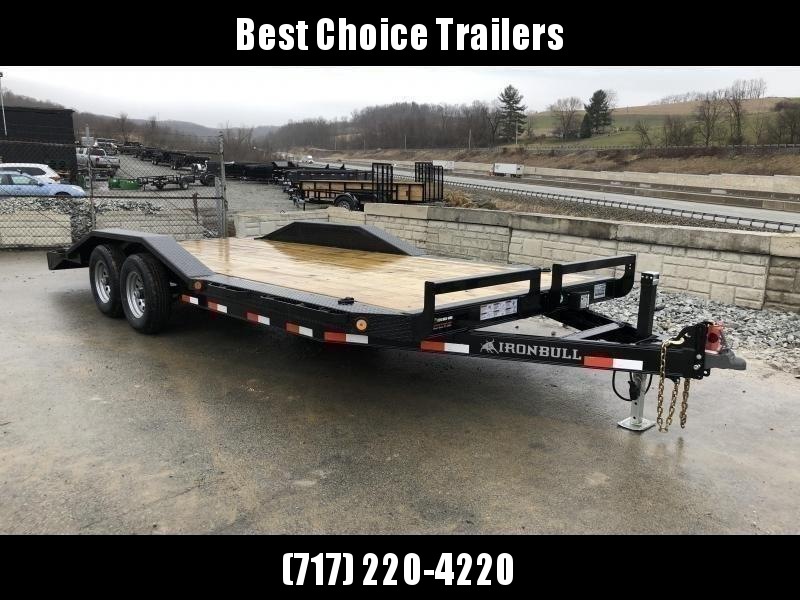 2021 Ironbull 102"x22' Buggy Hauler Car Trailer 9990# GVW * 102" DECK * DRIVE OVER FENDERS * 16" O.C. FLOOR * 6" CHANNEL TONGUE/FRAME * CHANNEL C/M * RUBRAIL/STAKE POCKETS/PIPE SPOOLS/D-RINGS * ADJUSTABLE COUPLER * DROP LEG JACK * DEXTER'S 2021 Ironbull 102"x22' Buggy Hauler Car Trailer 9990# GVW * 102" DECK * DRIVE OVER FENDERS * 16" O.C. FLOOR * 6" CHANNEL TONGUE/FRAME * CHANNEL C/M * RUBRAIL/STAKE POCKETS/PIPE SPOOLS/D-RINGS * ADJUSTABLE COUPLER * DROP LEG JACK * DEXTER'S