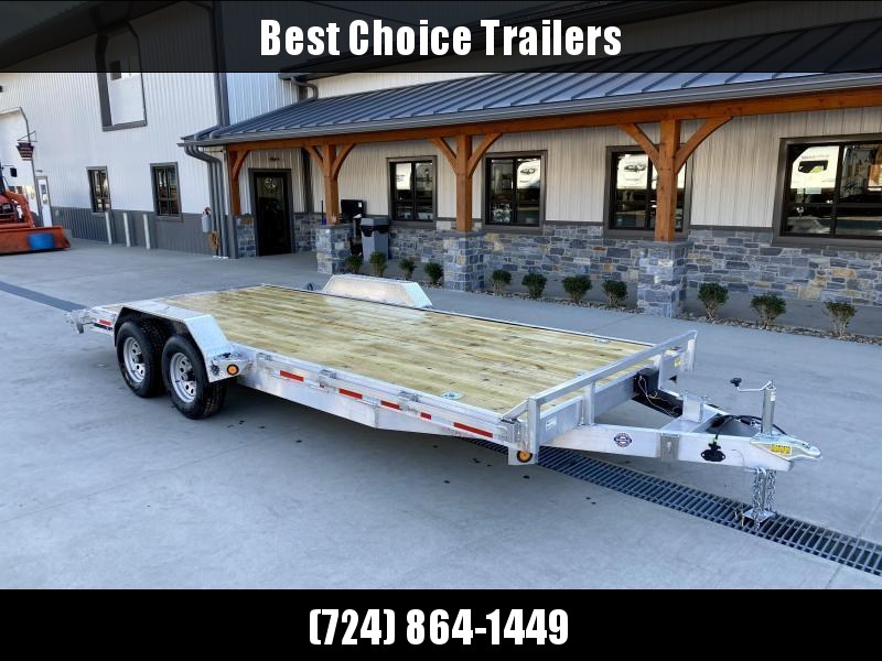 2022 QSA 7x18' Aluminum Car Trailer 9850# GVW * REMOVABLE FENDERS * LOTS OF TIE DOWNS * PUNCH PLATE RAMPS * SPARE MOUNT * WEIGHT DIST. BRACKETS * 14" O.C. C/M 2022 QSA 7x18' Aluminum Car Trailer 9850# GVW * REMOVABLE FENDERS * LOTS OF TIE DOWNS * PUNCH PLATE RAMPS * SPARE MOUNT * WEIGHT DIST. BRACKETS * 14" O.C. C/M