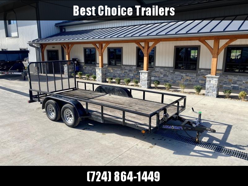 USED 2020 Load Trail 7x16' Utility Landscape Trailer 7000# GVW * TUBE TOP * SPARE TIRE MOUNT * D-RINGS * COLD WEATHER HARNESS * TUBE GATE USED 2020 Load Trail 7x16' Utility Landscape Trailer 7000# GVW * TUBE TOP * SPARE TIRE MOUNT * D-RINGS * COLD WEATHER HARNESS * TUBE GATE