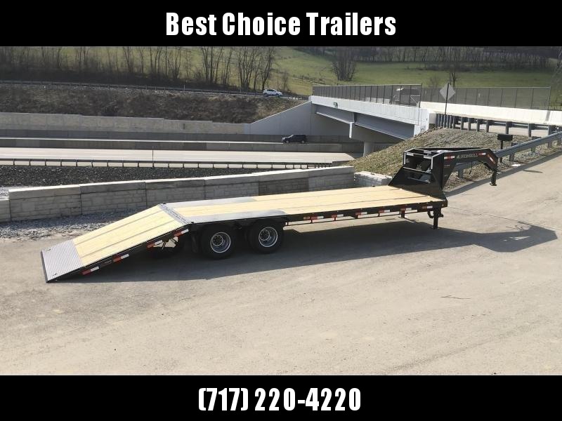 2021 Ironbull 102x32' Gooseneck Deckover Hydraulic Dovetail Trailer 24000# GVW * DEXTER 12K AXLES * HDSS SUSPENSION * EOH DISC BRAKES * BLACKWOOD TAIL * I-BEAM FRAME * TORQUE TUBE * UNDER FRAME BRIDGE * RUBRAIL/STAKE POCKETS/PIPE SPOOLS/D-RINGS * DUAL JAC 2021 Ironbull 102x32' Gooseneck Deckover Hydraulic Dovetail Trailer 24000# GVW * DEXTER 12K AXLES * HDSS SUSPENSION * EOH DISC BRAKES * BLACKWOOD TAIL * I-BEAM FRAME * TORQUE TUBE * UNDER FRAME BRIDGE * RUBRAIL/STAKE POCKETS/PIPE SPOOLS/D-RINGS * DUAL JAC