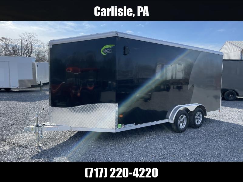 2025 Neo 7.5x16' NAMR Aluminum Enclosed Motorcycle Trailer 7000