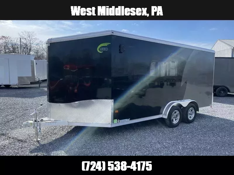 Nana  2021 Neo 7.5x14' NAMR Aluminum Enclosed Motorcycle Trailer
