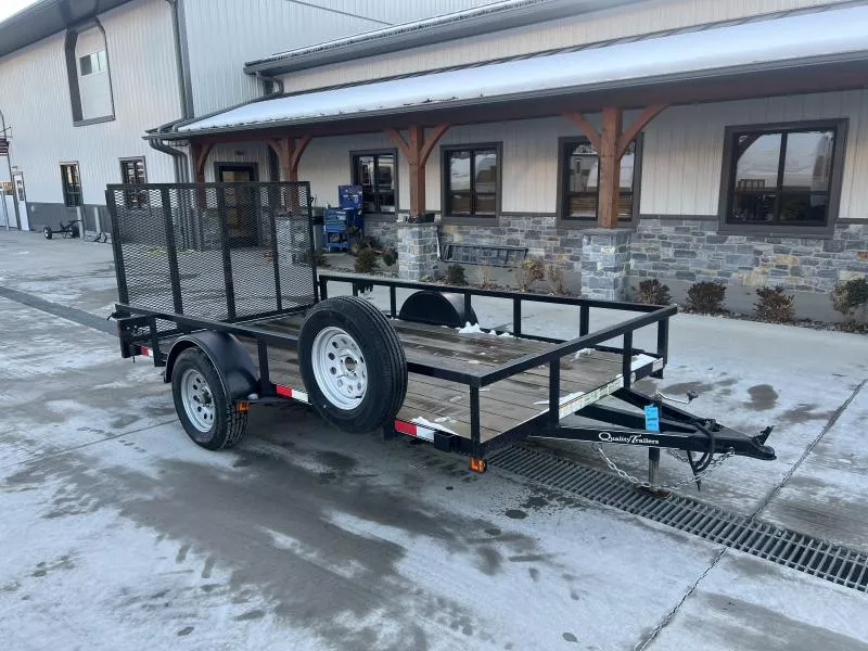 USED 2022 Quality Trailers 6x12 2990 GVW Utility Trailer * SPARE TIRE * STAKE POCKETS * 