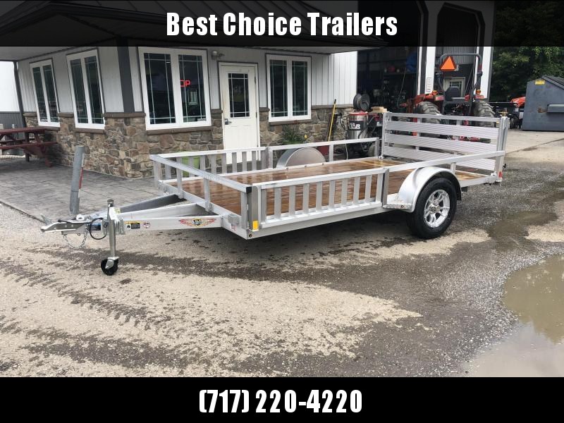 2021 H&H 7x12' RSAV Aluminum ATV Utility Landscape Trailer 2990# GVW * BI FOLD GATE * ALUMINUM WHEELS * ATV SIDE RAMPS 2021 H&H 7x12' RSAV Aluminum ATV Utility Landscape Trailer 2990# GVW * BI FOLD GATE * ALUMINUM WHEELS * ATV SIDE RAMPS