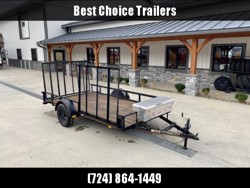 USED 2011 Carry-On 6.5x12' Landscape Utility Trailer 2990# GVW * ATV SIDE RAMP * FRONT TOLBOX * 15" RADIALS USED 2011 Carry-On 6.5x12' Landscape Utility Trailer 2990# GVW * ATV SIDE RAMP * FRONT TOLBOX * 15" RADIALS