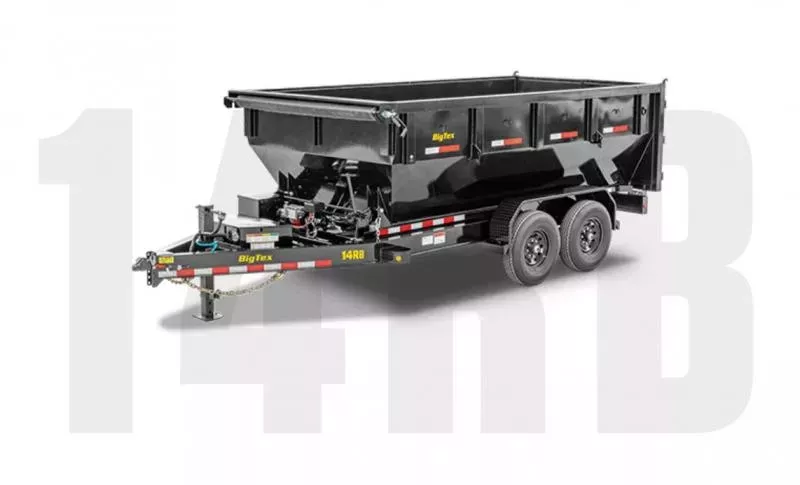 2026 Big Tex 7x14' Rolloff Dump Trailer 14000# GVW * DUAL BATTERIES * I-BEAM FRAME * WINCH WITH ROLLER